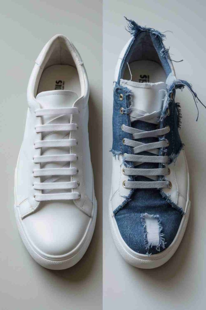 Add Trendy Denim to Your Sneakers