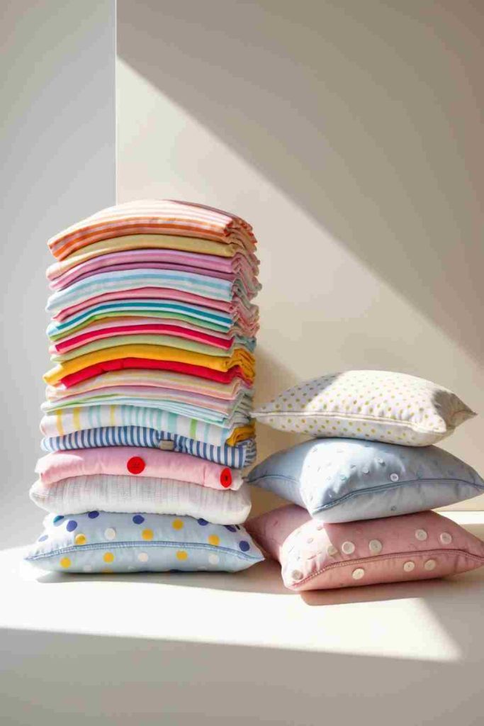 Upcycling Baby Clothes Ideas: Create Adorable Throw Pillows from Cherished Outfits