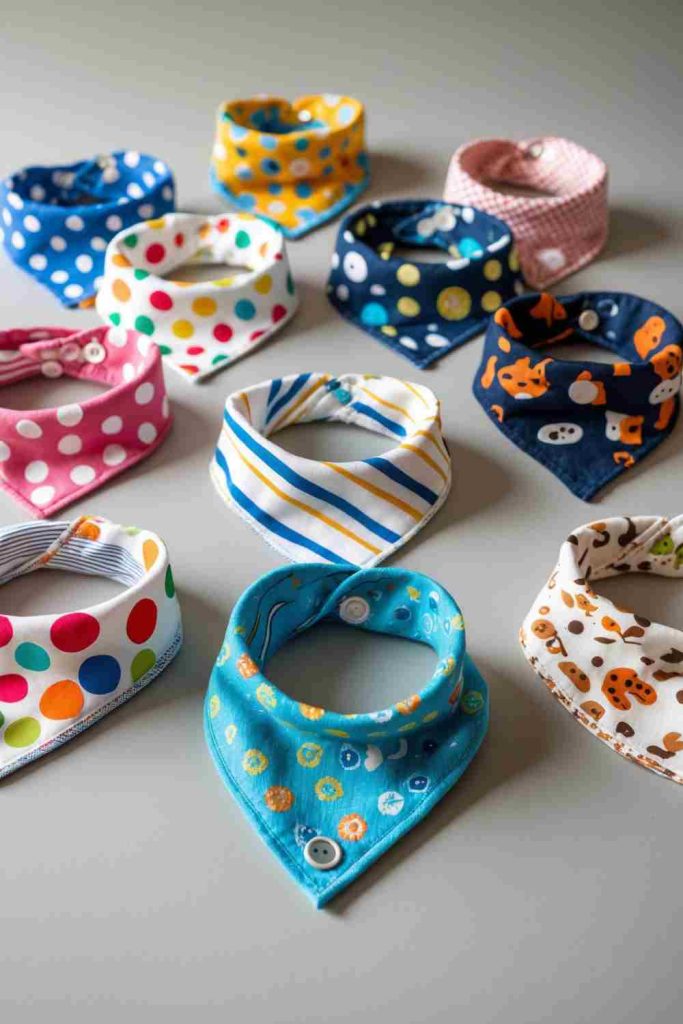 Transform Tiny Outfits into Adorable Bandana Bibs