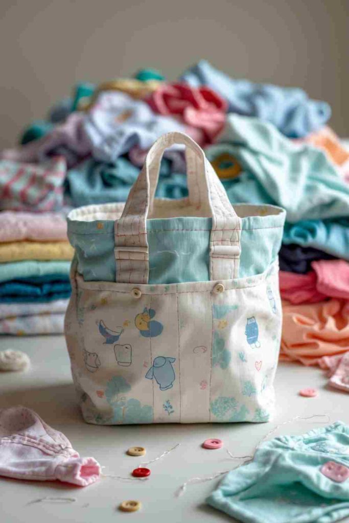 Craft a Cute Cloth Laundry Bag from Cherished Outfits