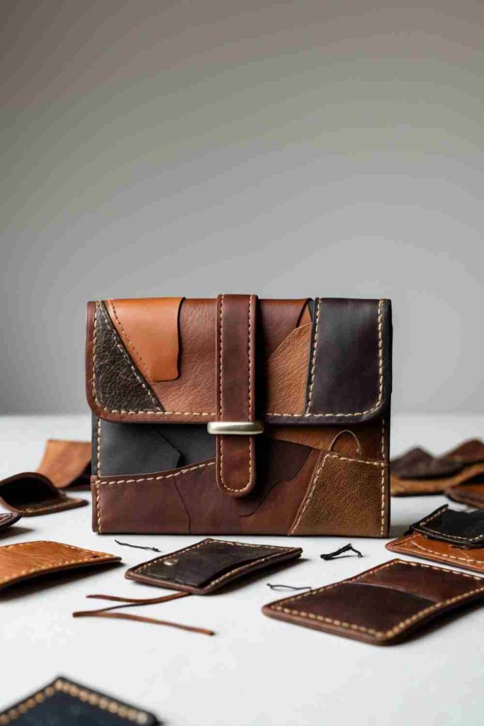 Craft a Stylish Patchwork Wallet with Leather Scraps