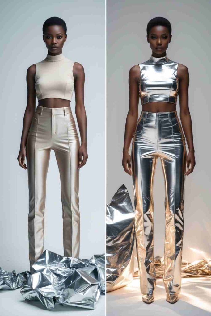 Create Metallic-Inspired Outfits with Metallic Accents