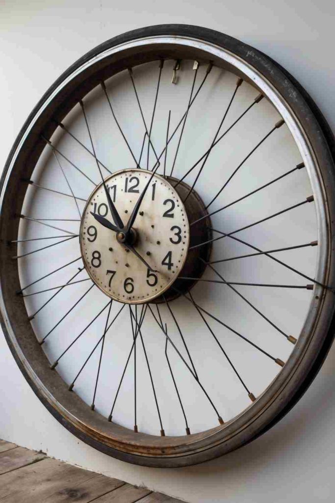 DIY Bicycle Wheel Clock