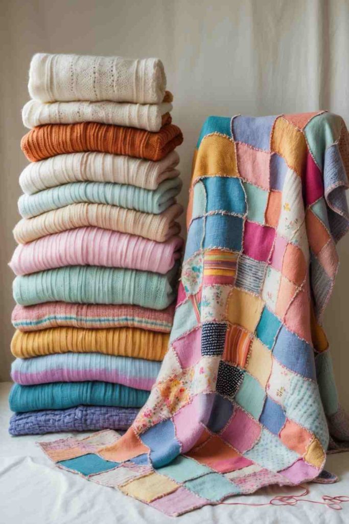 DIY Cozy Patchwork Quilt