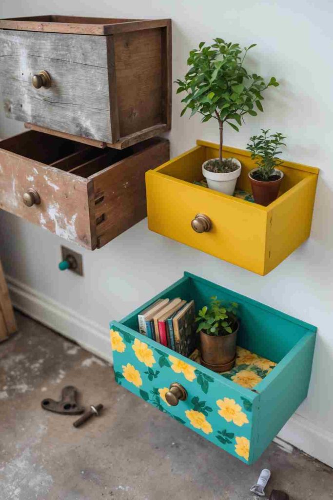 DIY Drawer Shelves