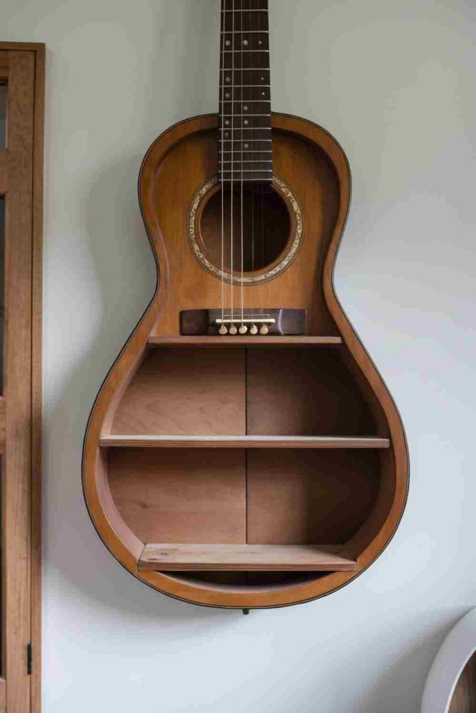 DIY Guitar Shelf