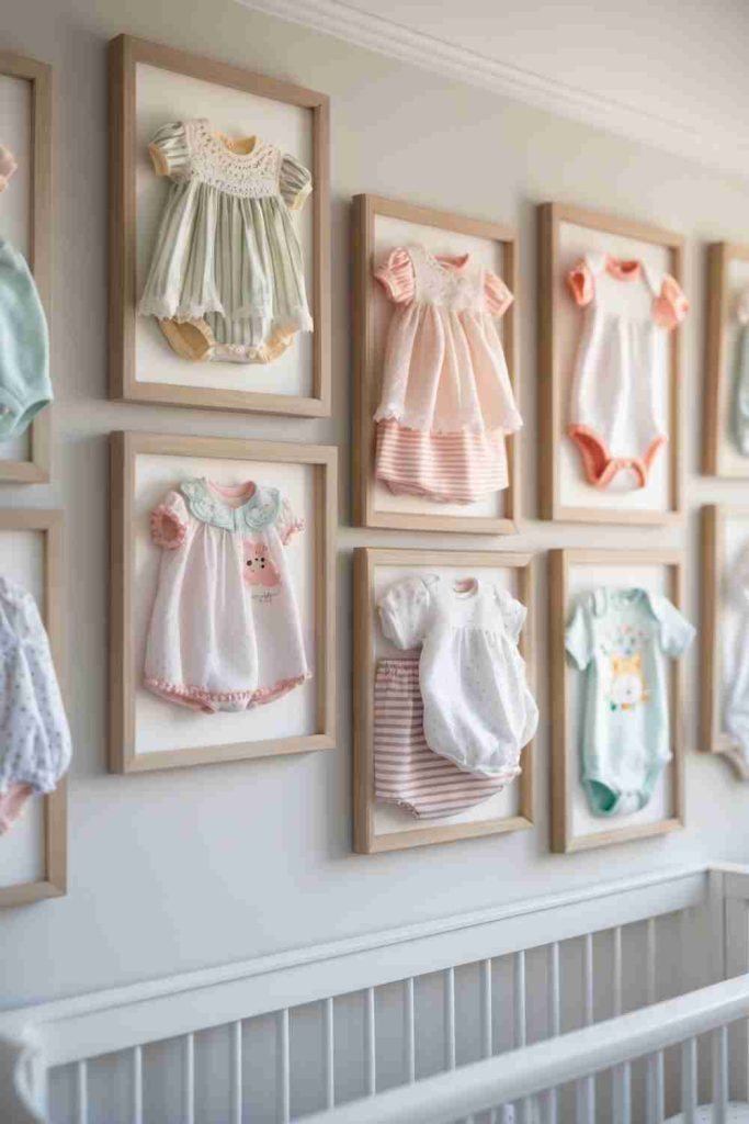 Frame Precious Outfits for Charming Nursery Wall Art
