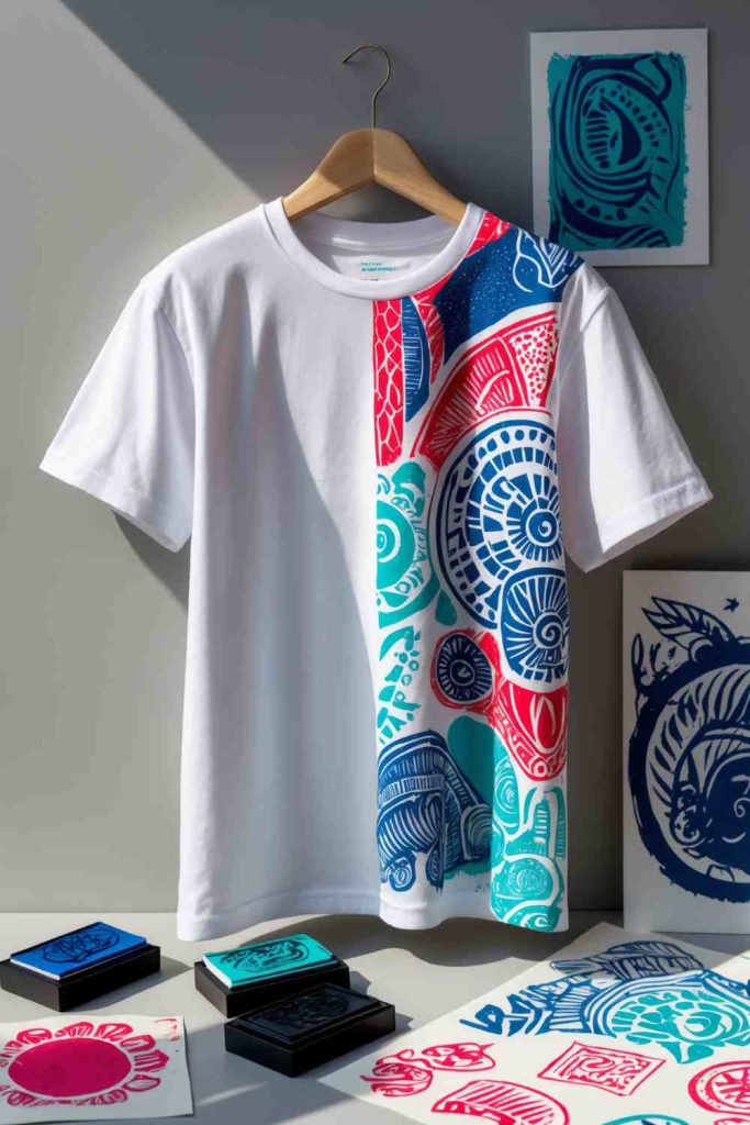 DIY Stamped Patterns with Ink Pads for a Unique Look