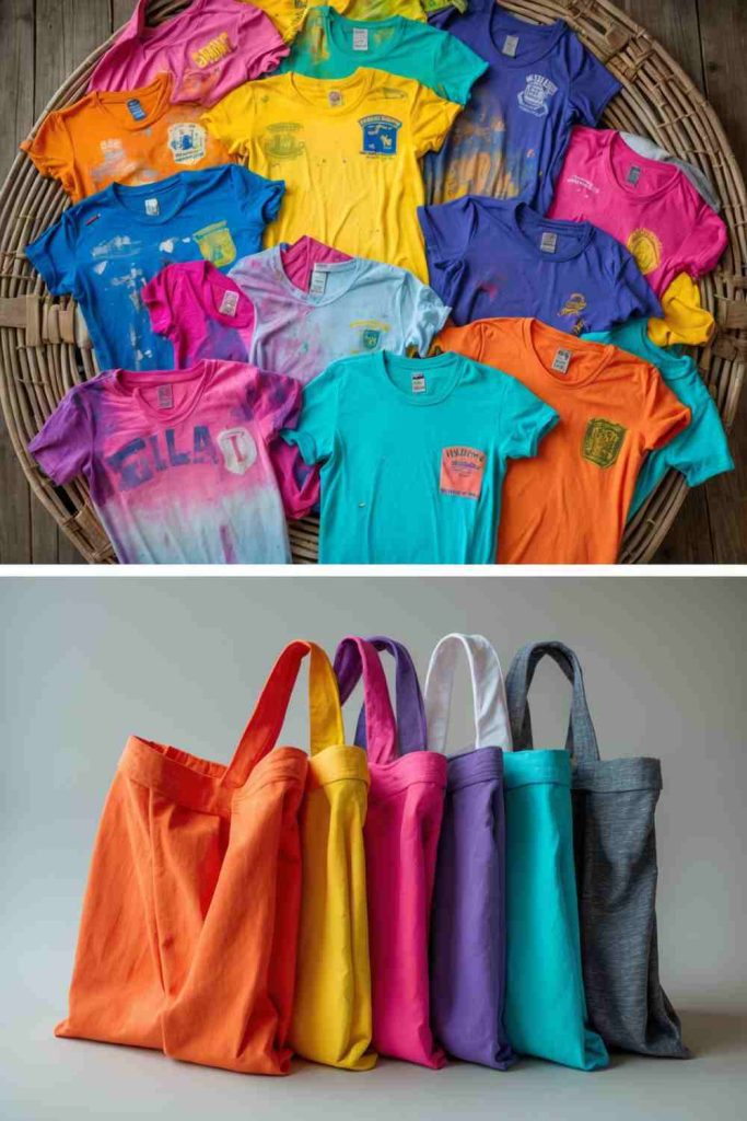 Transform Old T-Shirts into Chic Tote Bags