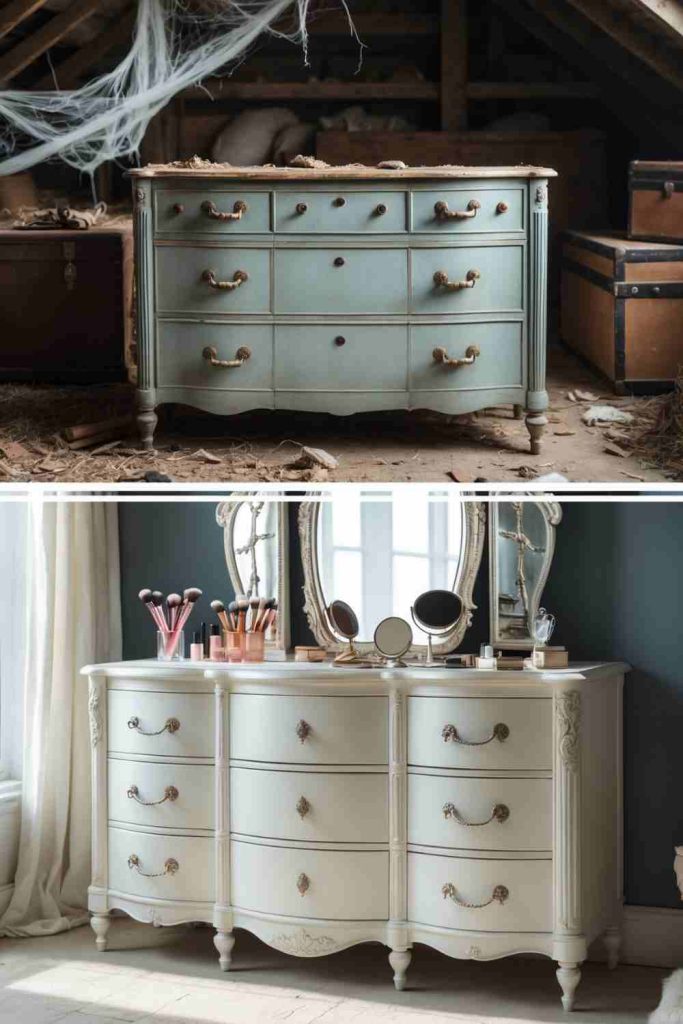 Transform with Paint, Mirrors, and Makeup Organizers
