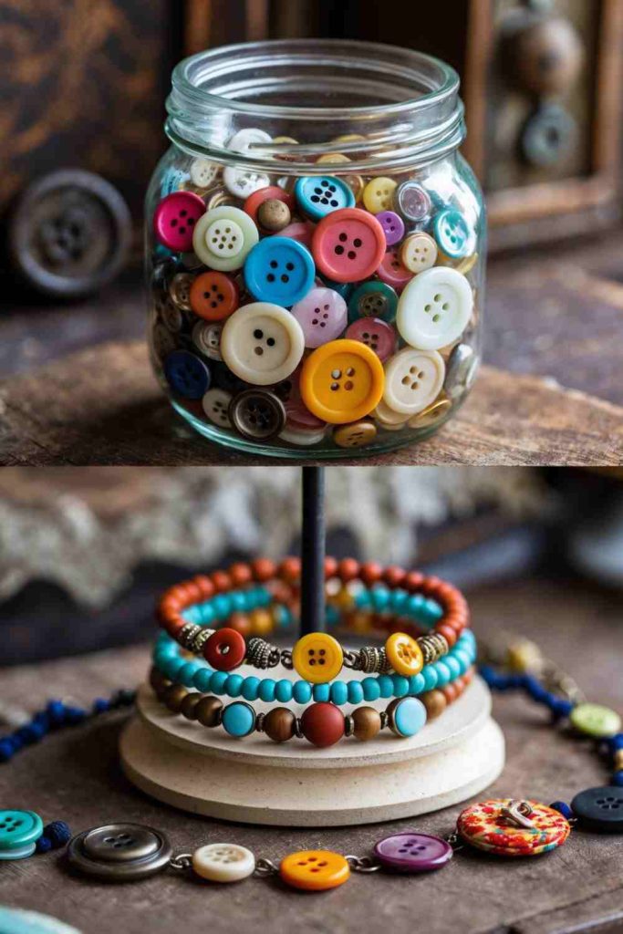 Turn Buttons into Beautiful DIY Jewelry