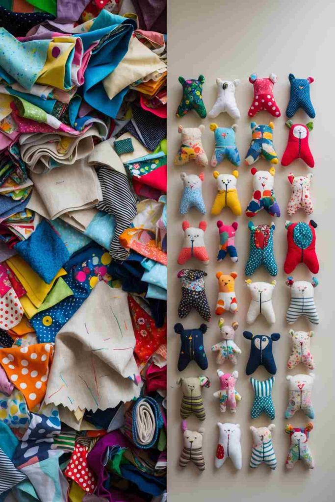 Upcycled Sewing Ideas: Transform Fabric Scraps into Adorable Stuffed Bears