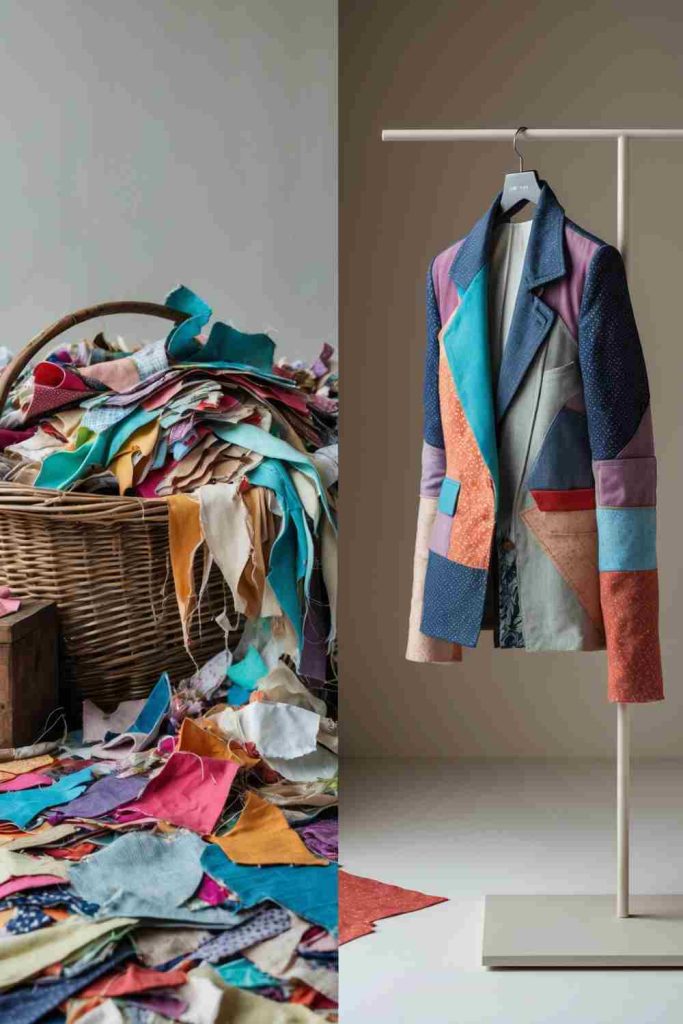 Upcycled Sewing Ideas: Turn Fabric Scraps into a Stylish Patchwork Jacket