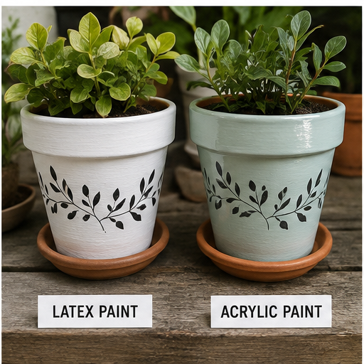 Decorate Plant Pots Without Confusing Indoor Craft Paint with Exterior Coating