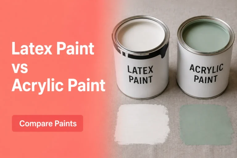Latex Paint vs Acrylic Paint