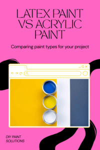 Read more about the article Latex Paint vs Acrylic Paint