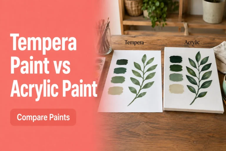 Tempera Paint vs Acrylic Paint