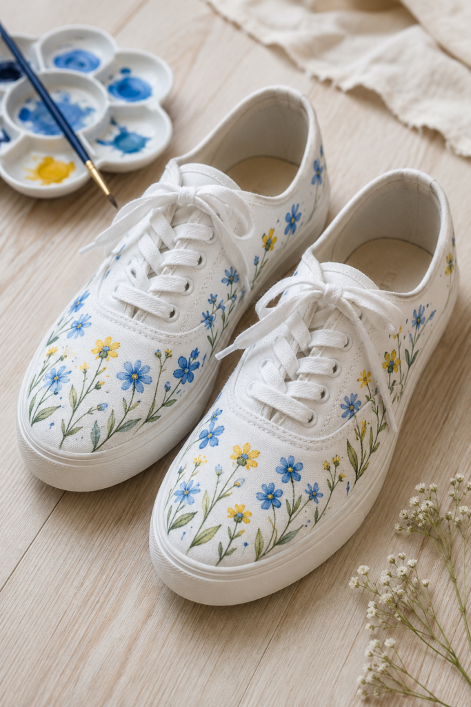 Use Visible Mending to Repair Worn Sneakers Use Visible Mending to Repair Worn Sneakers