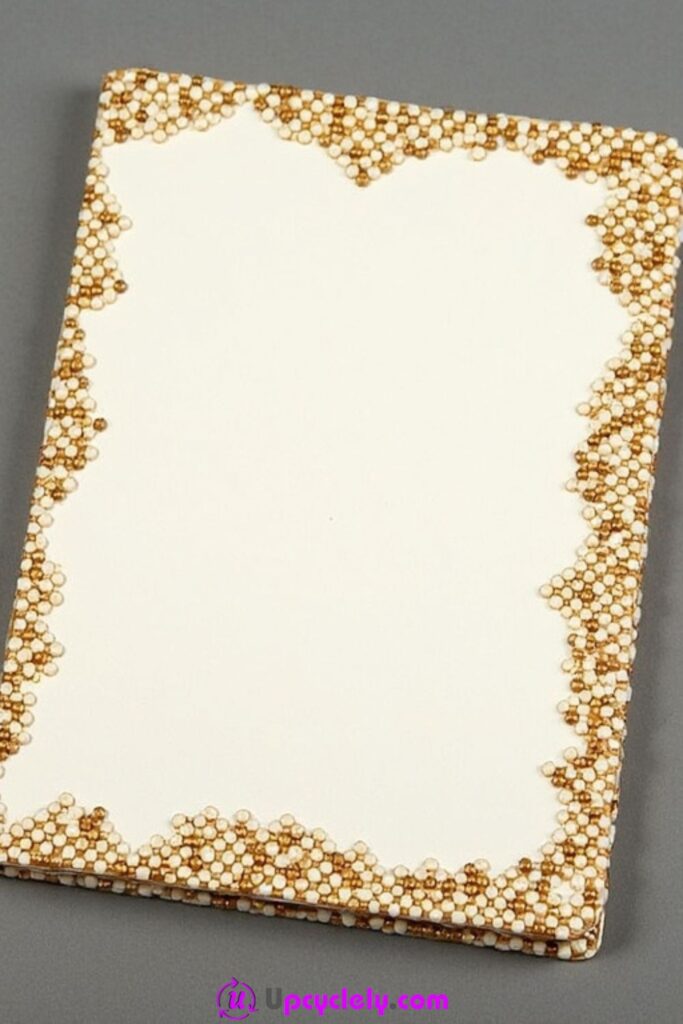 Bead Embellished Journal Cover