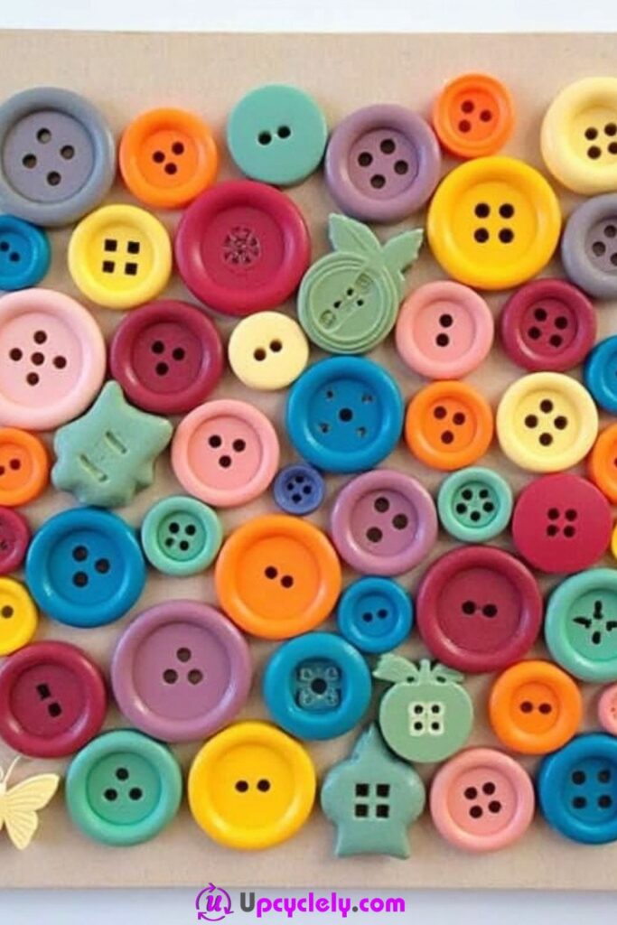 Button Art Wall Hanging
