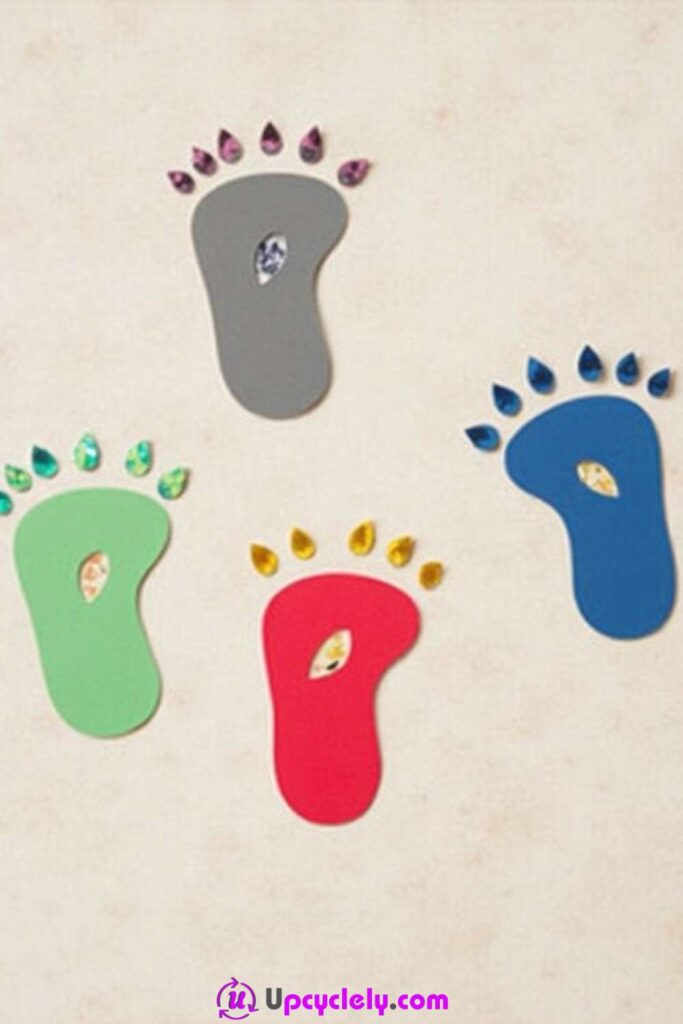 Foam Animal Footprints