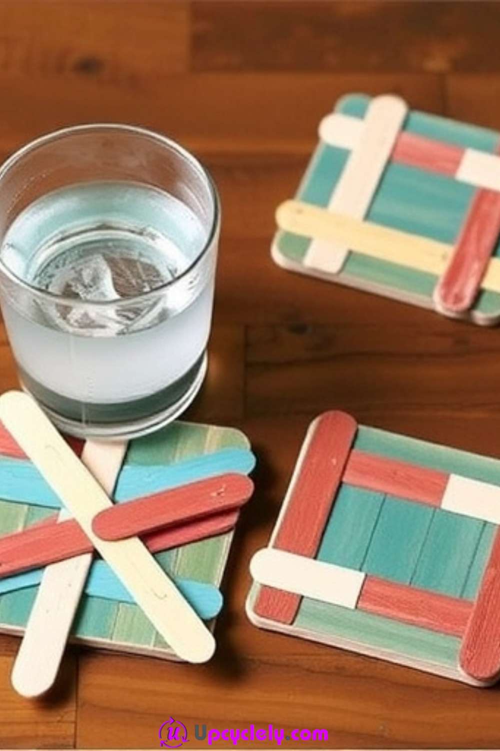 DIY Popsicle Stick Coasters