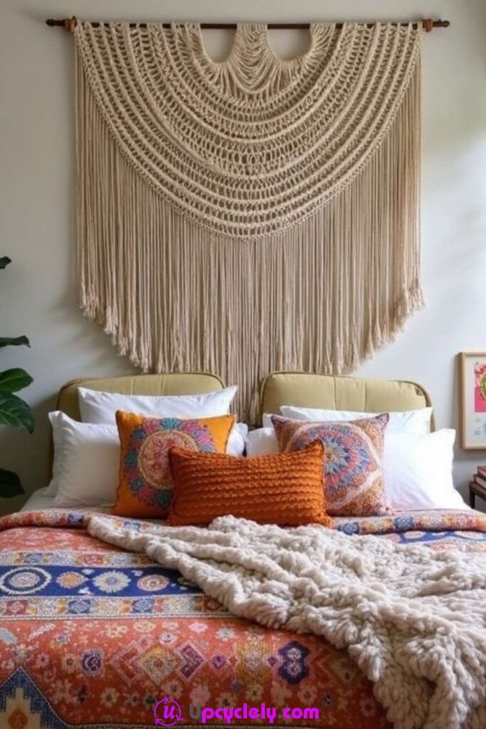 Boho Headboard Idea