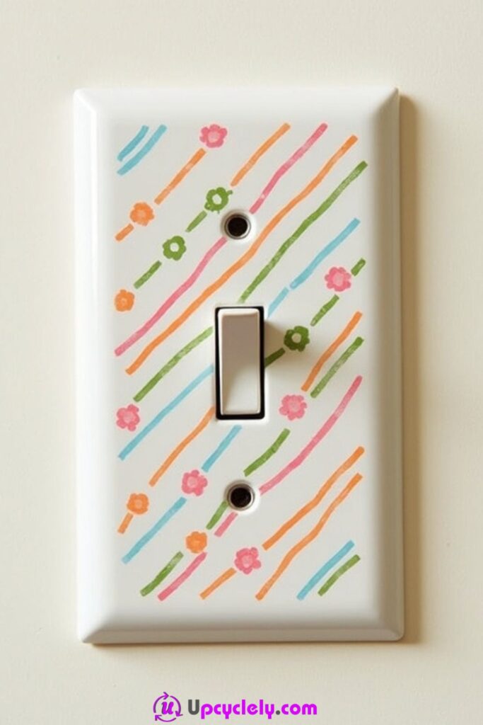 Decoupage Light Switch Covers
