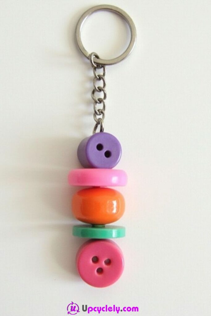 Button Keychain
