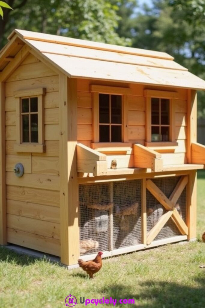 Chicken Coop with Nesting Boxes