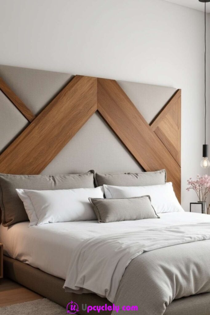 Modern Geometric Headboard