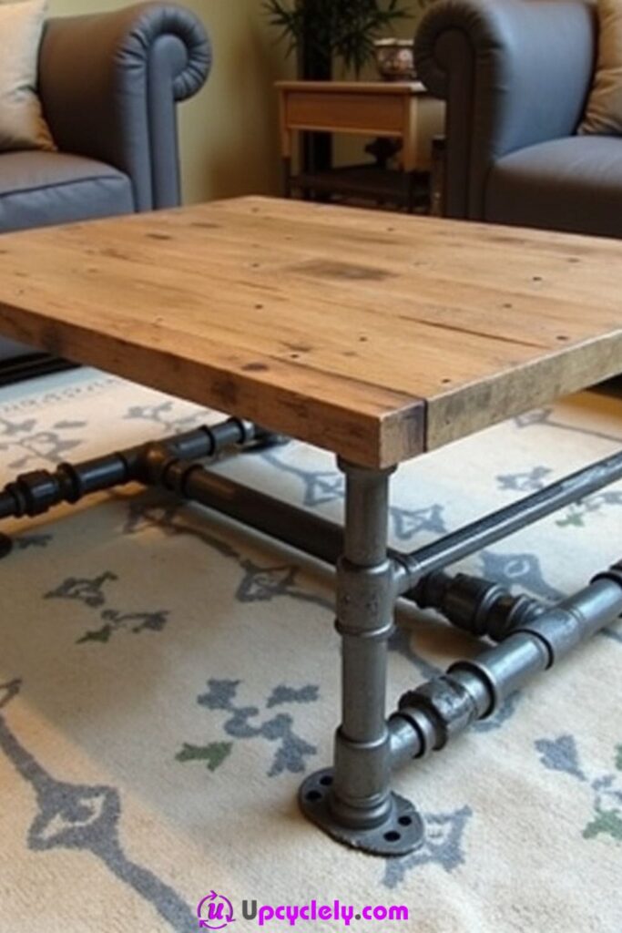 Industrial-Style Coffee Table