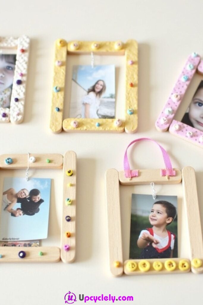 Popsicle Stick Picture Frames