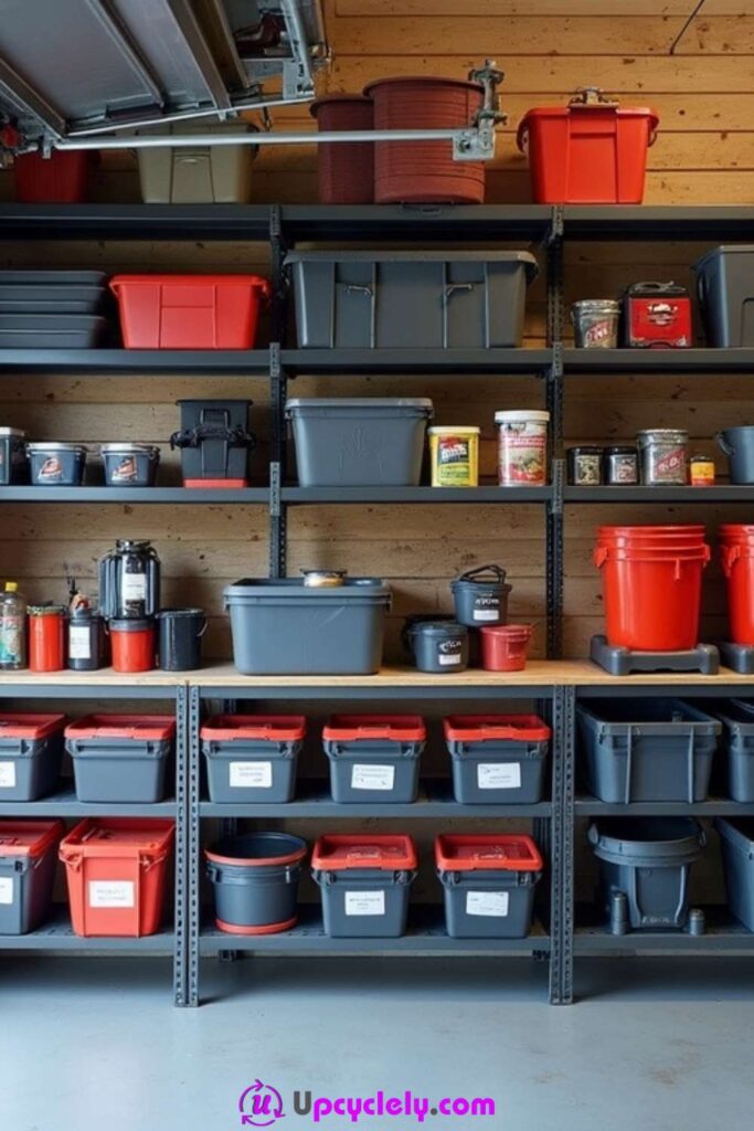 Metal Garage Shelves
