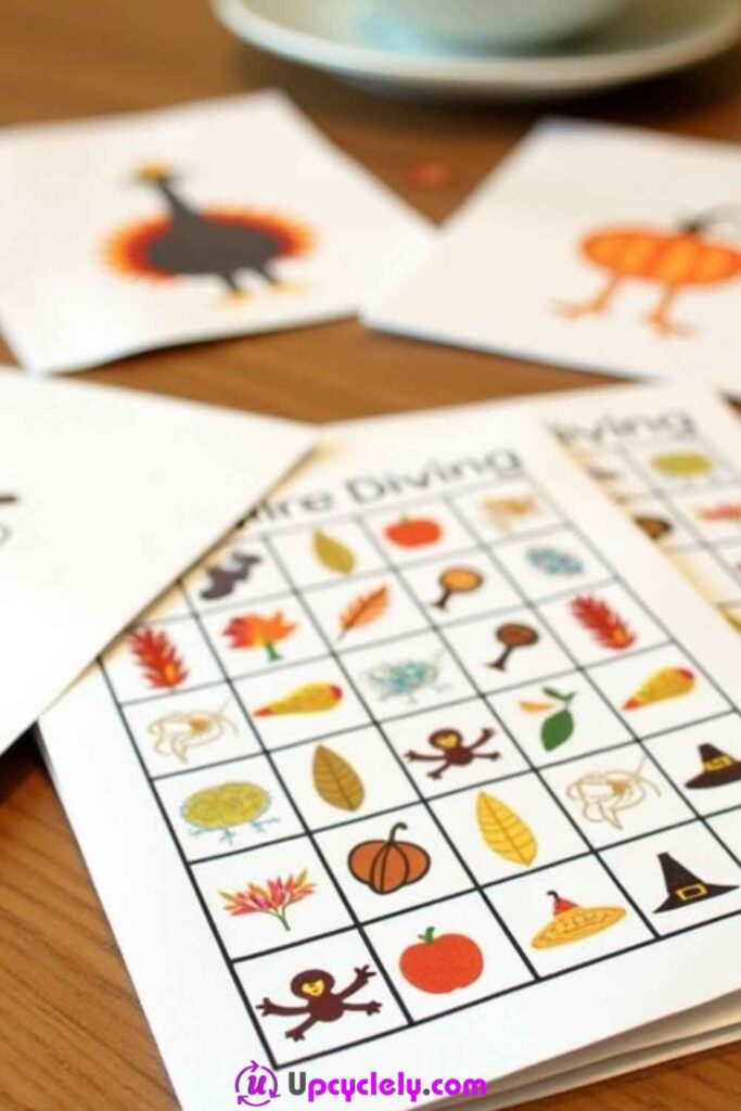 Thanksgiving Bingo Cards