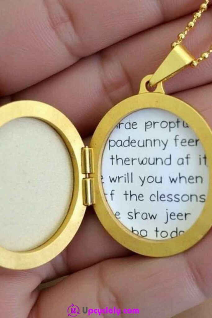 Secret Message Lockets