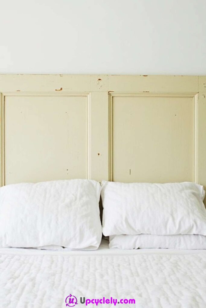 Repurposed Door Headboard