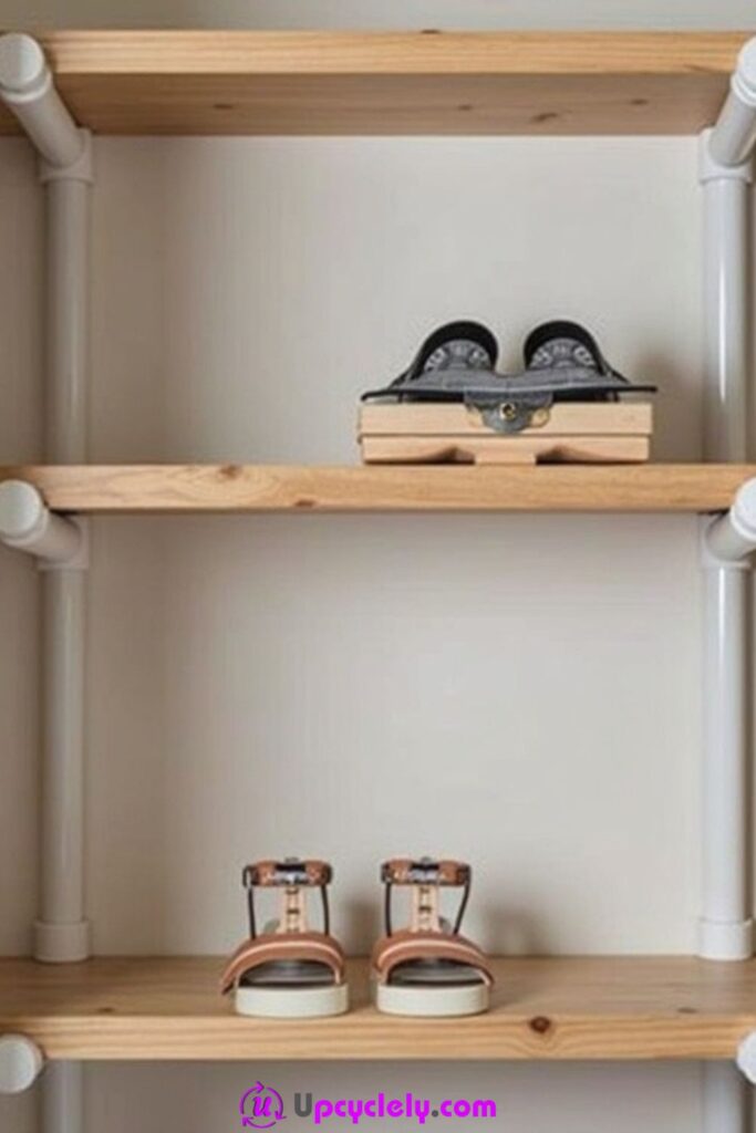 PVC Pipe Closet Organization