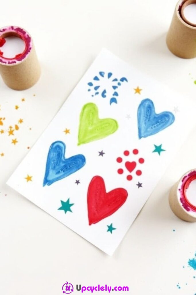 Toilet Paper Roll Stamps