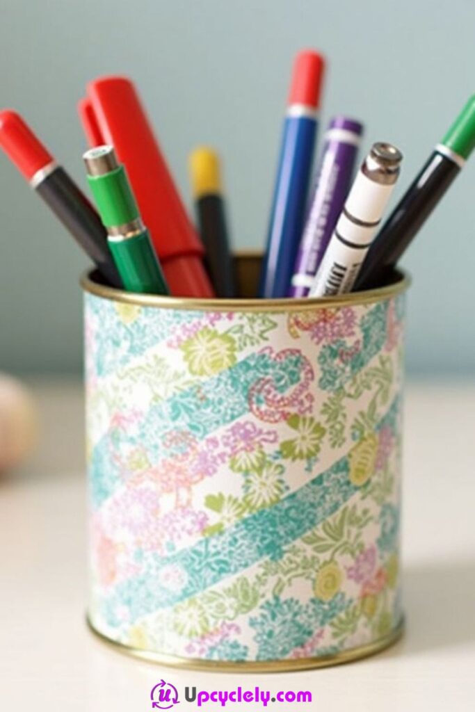 Decoupage Pen Holders