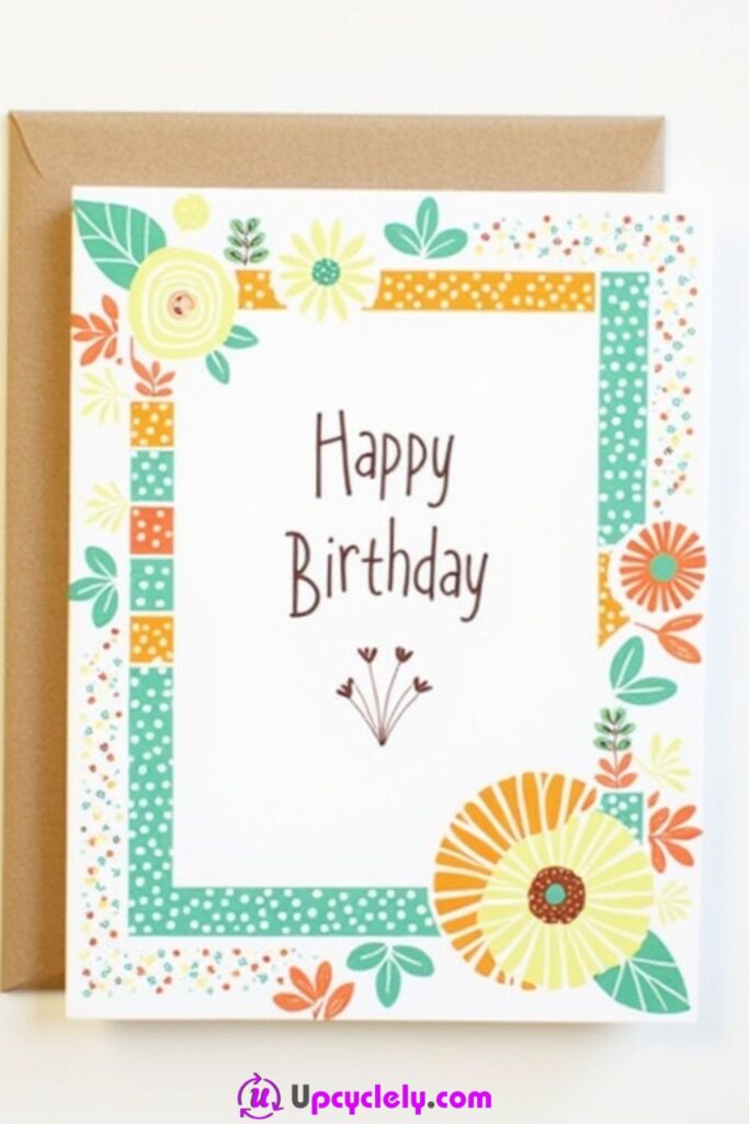 Wash Tape Design Card