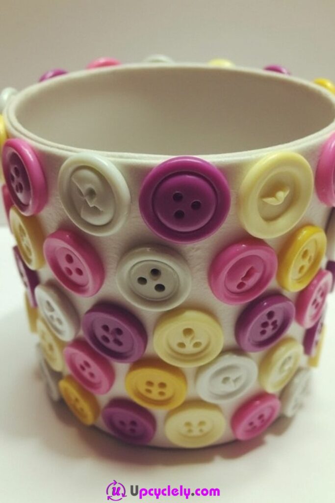 Button Paperclip Holder