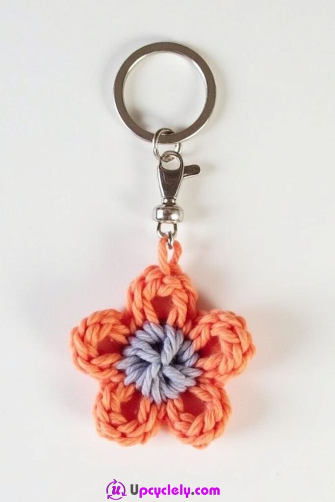 Decorative Crochet Keychain