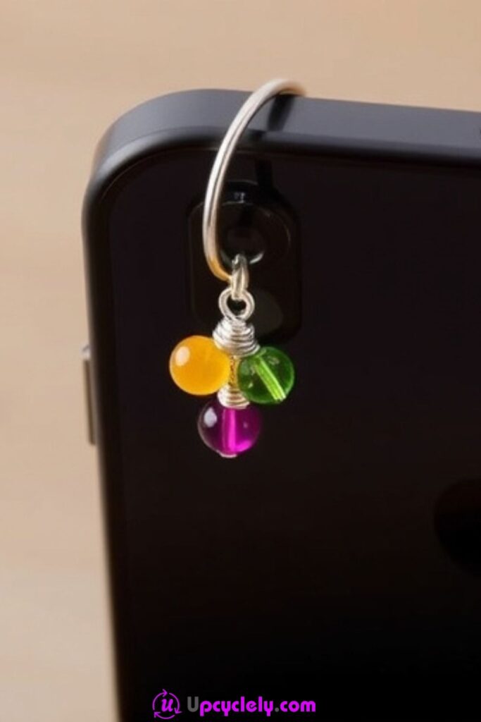 Beaded Phone Charm