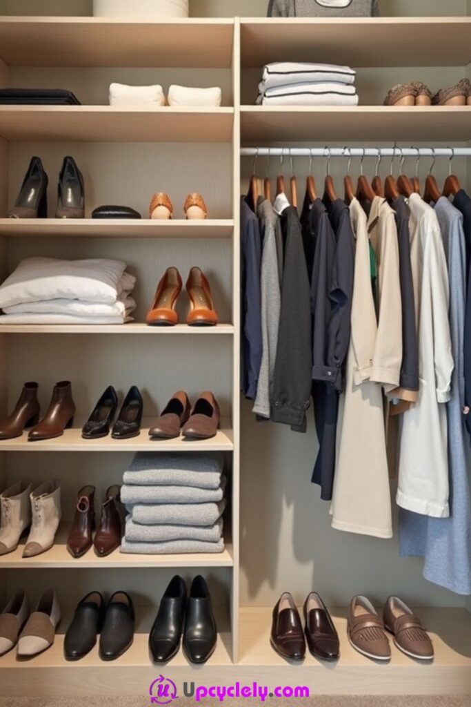 Space-Saving Closet Shelve