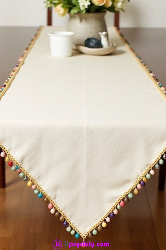 Beaded Table Runner