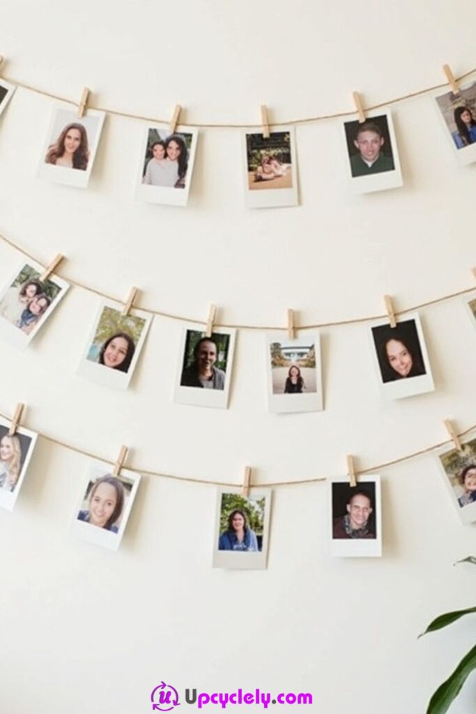 Wall of Polaroids