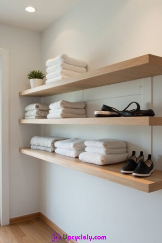 Wall-Mounted Closet Shelves