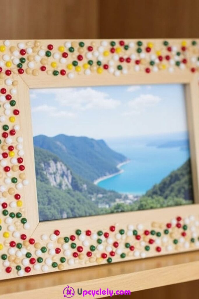 Bead-Embellished Picture Frame