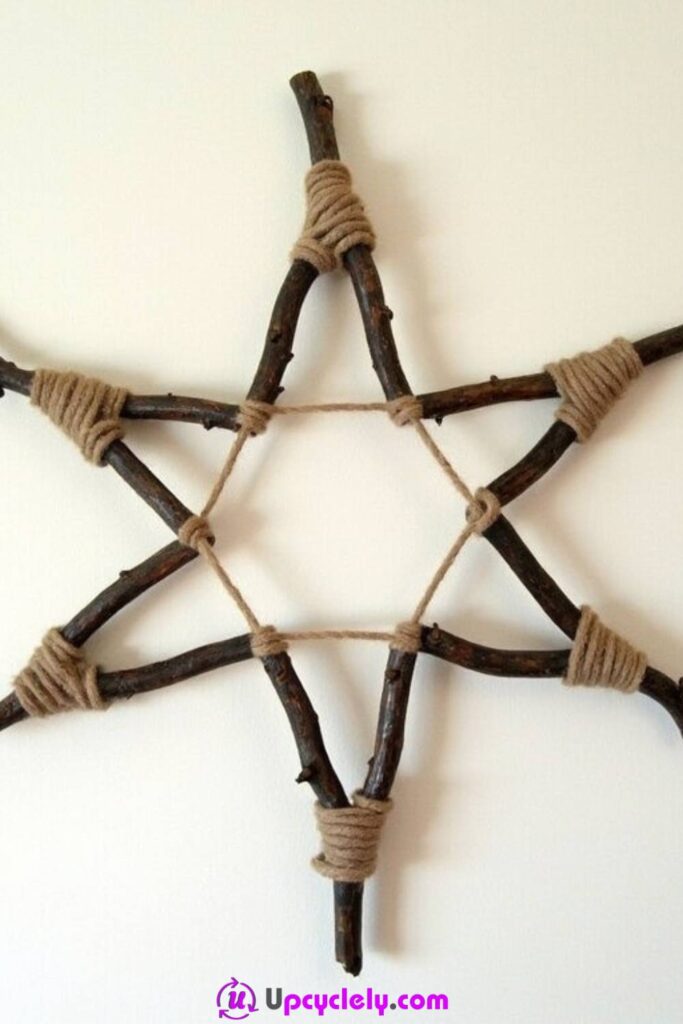 Twig and Yarn Wall Art